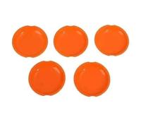 JKELPV Poignée De Porte Extérieure Couvercle décoratif de poignée de porte de voiture compatible avec Jeep compatible avec Wrangler JK 2007-2017 Clanche de Portière Poignée(Orange for 4 door)