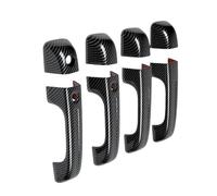 JKELPV Poignée De Porte Extérieure Lot de 8 enjoliveurs de poignées de porte décoratifs en ABS pour Dodge Ram 1500 (2019-2021), extérieur de voiture. Clanche de Portière Poignée