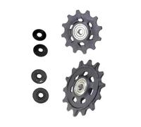 JKELPV Poulie Dentée Poulie de dérailleur arrière de vélo Compatible avec SRAM Eagle XX1 X01 GX SX 12 Vitesses, kit de roulement 12T/14T Outil Calage Volant d’inertie(12Tand14T)