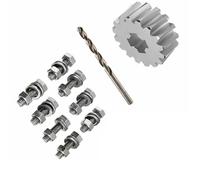 JKELPV Support de Roue Compatible avec Ford Galaxy, Compatible avec Seat et VW Sharan Alhambra - Support de Roue de Secours et kit de réparation 7M3803660F Support Roue de Secours