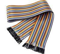 Jkff406 Câble De Cavalier Arduino, Banana Pi, Raspberry Pi [40x Pontage Filaire De Prise Femelle - 40x Pontage Filaire - Renkforce