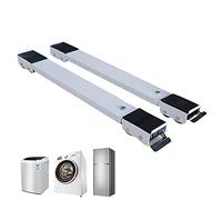 JKGHK Support De Machine À Laver Mobile, Base Mobile Multifonctionnelle Réglable, Meuble De Base De Réfrigérateur, 24 Roues, Fixe avec Serrure, Antidérapant, Adapté Au Sèche Linge/Armoire/Canapé, Etc