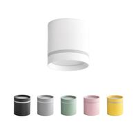 JKGTOYHZK Downlight LED cylindrique à intensité variable 12W 7W COB spot de plafond à LED AC85V-265V lumière de fond éclairage intérieur coloré(Green,6000K white light)