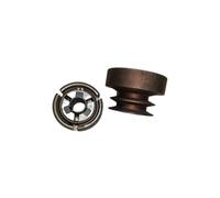 JKGVNCT Pièces de Tondeuse à Gazon Embrayage centrifuge Torque Iron avec Double rainure de Courroie, adapté aux Moteurs 188F, 190F et 192F GX390/GX420 Clone, Pompe et Coupe-Route