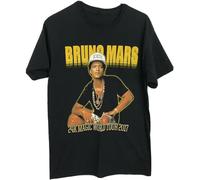 JKHGFD Bruno Mars 24K Gold World Tour 2017 T Shirt Black