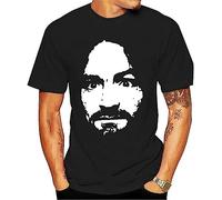 JKHGFD Charles Manson Mens T-Shirt Black