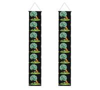 JKIEGOQ Bannière de porche pour remise de diplôme avec inscription « Little Boy picking flowers under the tree » - Robuste, durable, lavable et réutilisable - Décoration de remise de diplôme - 30,5 x