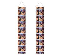 JKIEGOQ Beauty Grand Canyon Bannière de porche pour remise de diplôme - Robuste, durable, lavable et réutilisable, décoration de remise de diplôme 30,5 x 180,3 cm