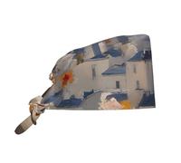 JKIEGOQ Chapeau de travail respirant de beaux pylônes au lointain imprimé de qualité supérieure en velours peau de pêche réglable, doux, polyvalent