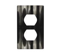 JKIEGOQ Ghostly Shadow by The Tree Print Panneau mural double prise électrique Décoration résistante à la chaleur 11,4 x 7 cm