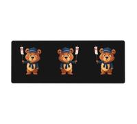 JKIEGOQ Little Bear Looking for Direction Printing Tapis de souris extra large 30,5 x 80 cm pour ordinateurs de bureau, ordinateurs portables, ordinateurs personnels
