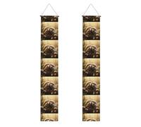 JKIEGOQ Nature Lovely Hedgehog Lovers Bannière de porche pour remise de diplôme - Robuste, durable, lavable et réutilisable, décoration de remise de diplôme 30,5 x 180,3 cm