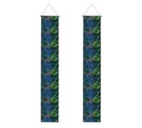JKIEGOQ Plants In The Rainforest Bannière de porche pour remise de diplôme - Robuste, durable, lavable et réutilisable, décoration de remise de diplôme 30,5 x 180,3 cm