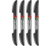 JKIOHG 4Pièces Protecteurs Bord Porte pour MG ZS/ZS EV 2017-2023, Anti-Rayures Autocollant De Protection De Bord De Porte De Voiture Accessoires,Carbon Pattern