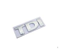 JKIOHG Auto Autocollant de Voiture pour TDI, 3D Avant Arrière et Carrosserie Logo Emblème Insigne Badge Décoration Accessoires,B