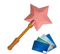 Jkioump Porte-Cartes de Crédit Baguette Portable drôle imprimée en 3D