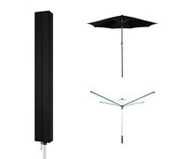 JKITNHJOT Housse Sechoir Parapluie Imperméable, 160 X 15 X 15 Cm Housse Sechoir en Oxford 210d, Résistante Aux UV Et à l'hiver, avec Fermeture éclair Et Cordon De Serrage