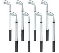 JKJF Lot de 8 stylos gel de golf - Mini club de golf - Stylos à encre gel - Pour l'école, le bureau et la papeterie - 1,0 mm - Noir