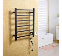 JKJZSALJ Chauffe-Serviettes, Sèche-Serviettes, Porte-Serviettes Mural en Acier Inoxydable avec 6 Barres Carrées, Économie D'Énergie, Accessoires De Salle De Bain, Sèche-Serviettes De Bain