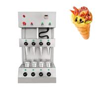 JKJZSALJ Machine À Cornets De Gaufres Électrique avec Alarme Automatique, Contrôle Indépendant De La Température Et Capacité De Production De 1000 Cornets/Heure. Goût Authentique Et Texture Lisse.