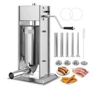 JKJZSALJ Poussoir À Saucisses Vertical en Acier Inoxydable, 2 en 1, pour Saucisses Et Churros Espagnols, 5 L
