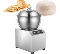 JKJZSALJ Robot Pâtissier Professionnel sur Socle, Robot Culinaire Électrique en Acier Inoxydable avec Couvercle De Sécurité Et Minuterie Inclus, pour Pâtes, Salades, Crèmes, 5 Kg Et 8 Kg.