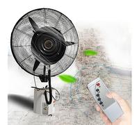 JKJZSALJ Ventilateur Brumisateur Mural avec Télécommande, 3 Vitesses Et Oscillation À 120° pour Le Refroidissement Commercial Extérieur, Fs 65, Fs 75