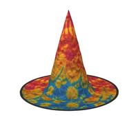 Jkkghll Chapeau unisexe avec imprimé tie-dye hippies pour carnaval, fête, fête, fête, fête