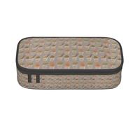 Jkkghll Coquetier de nouilles Ramen - Trousse scolaire élégante - 21,6 x 5,1 x 9,4 cm - Sac de rangement multifonction pour étudiant, Noir , Taille unique