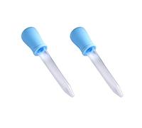 jklashfi Lot de 2 pipettes en plastique transparent pour Bleu 5 ml