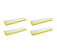 jklashfi Lot de 4 filtres d'habitacle 1770813 CU37001 1913500 pour Camion Construction Machinerie Filter