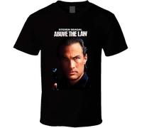 JKLPBVFXZHU Above The Law Steven Segal 80's Action Movie T Shirt Manches Courtes(Small)