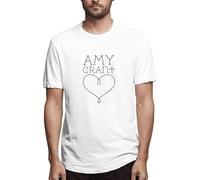 JKLPBVFXZHU Amy Grant Logo Men's Classic T-Shirt Cotton Short-Sleeved T-Shirt Manches Courtes(Medium)