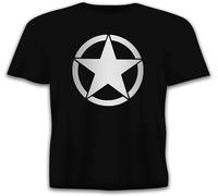 JKLPBVFXZHU Army Star World War Hero Military USA US Veteran Slim fit t Shirt mens70005 Manches Courtes(Small)