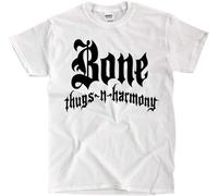JKLPBVFXZHU Bone Thugs n Harmony - White T-Shirt Manches Courtes(X-Large)