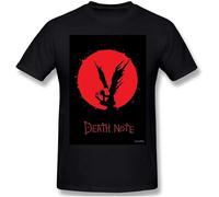 JKLPBVFXZHU Death Note Notebook Mens Womens Boys Girls 3D Print Short Sleeve T-Shirt Manches Courtes(XX-Large)