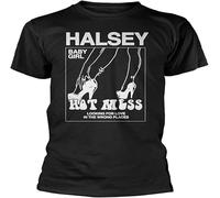 JKLPBVFXZHU Halsey 'Hot Mess' T Shirt Manches Courtes(Small)