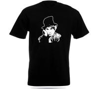 JKLPBVFXZHU Harpo Marx T Shirt Marx Brothers 12 Colours Black Manches Courtes(Medium)