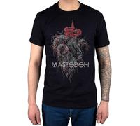 JKLPBVFXZHU Mastodon Rams Head Colour T Shirt Manches Courtes(XX-Large)