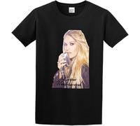 JKLPBVFXZHU Men's Best White Carrie Underwood Men's T-Shirt Manches Courtes(Small)