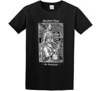JKLPBVFXZHU Men's New The Blackening Machine Head Design Cotton T Shirt Manches Courtes(Large)