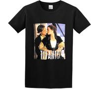JKLPBVFXZHU Men's Titanic Movie Leonardo Many Colors Fan Gift Cotton T Shirt Manches Courtes(XX-Large)