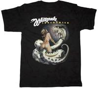 JKLPBVFXZHU Men's Whitesnake Lovehunter Hard Coverdale Deep Purple New Black T-Shirt Manches Courtes(Medium)