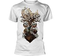 JKLPBVFXZHU Opeth Tree White Mens Women Personalised t Shirt 100% Cotton - New Manches Courtes(Medium)