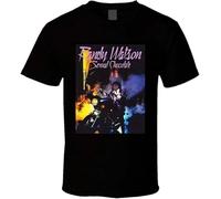 JKLPBVFXZHU Randy Watson Sexual Chocolate Poster Coming to America Movie Fan T Shirt Black Manches Courtes(3X-Large)