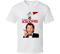JKLPBVFXZHU Scrooged Bill Murray Christmas Funny Movie T Shirt Manches Courtes(3X-Large)