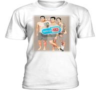 JKLPBVFXZHU Story Enema of The State Blink 182 Black White T-Shirt Manches Courtes(X-Large)