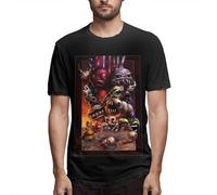 JKLPBVFXZHU The Binding of is-AAC T Shirt Man Cotton Short Sleeve Casual Blouse Tops for Unisex Adult Manches Courtes(Large)