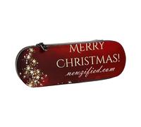 JKLQWC Ancient Egypt Tribe Series Trousse à crayons imprimée en cuir synthétique avec fermeture éclair pour bureau, école, voyage, Merry Christmas, One Size, Cartable