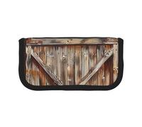 JKLQWC Jolie trousse à crayons en toile - Beau monde sous-marin dauphins imprimés corail papeterie et trousse de maquillage, grande capacité pour voyage, école, bureau, cadeaux, Porte de grange